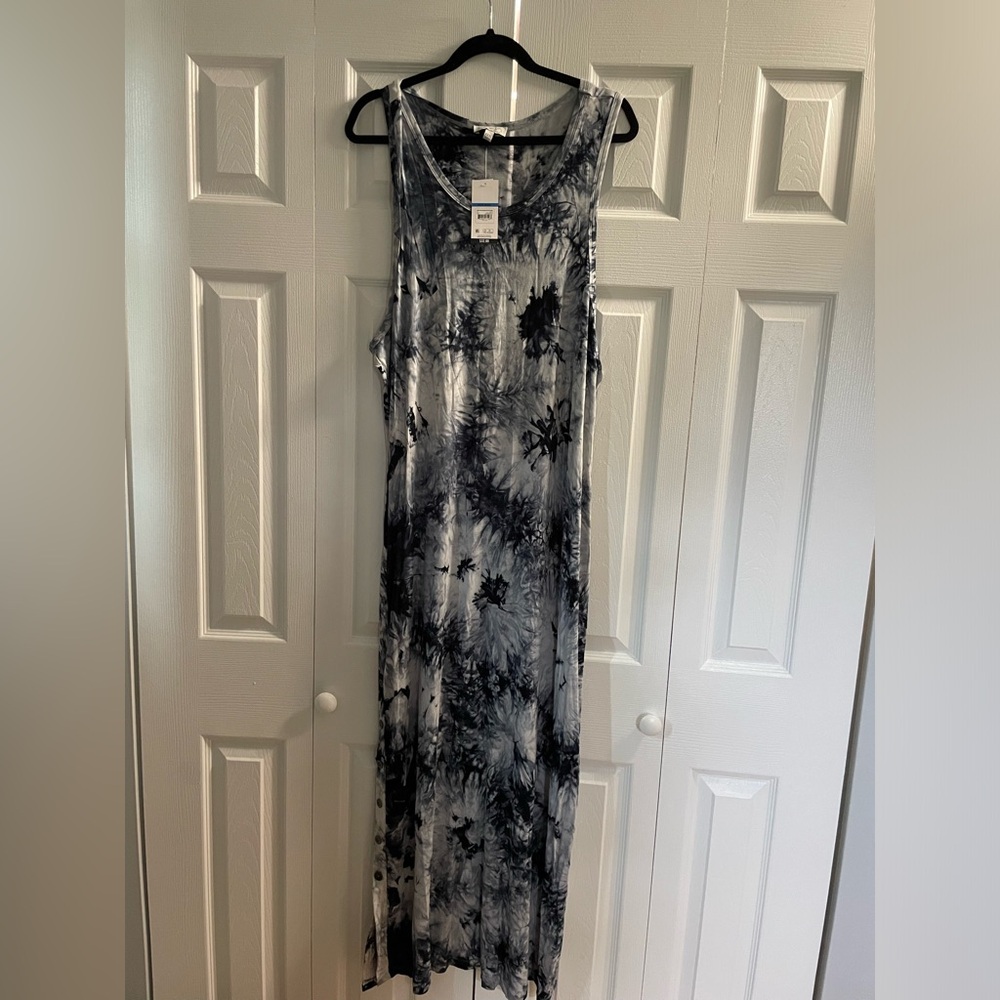 Sophia Jeans Maxi Dress Tie Dye- NWT